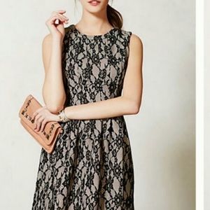 Anthropologie HD in Paris Lace Print Dress - XS